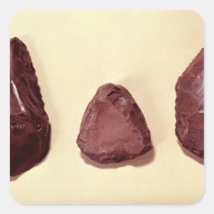 Flint axe heads square sticker