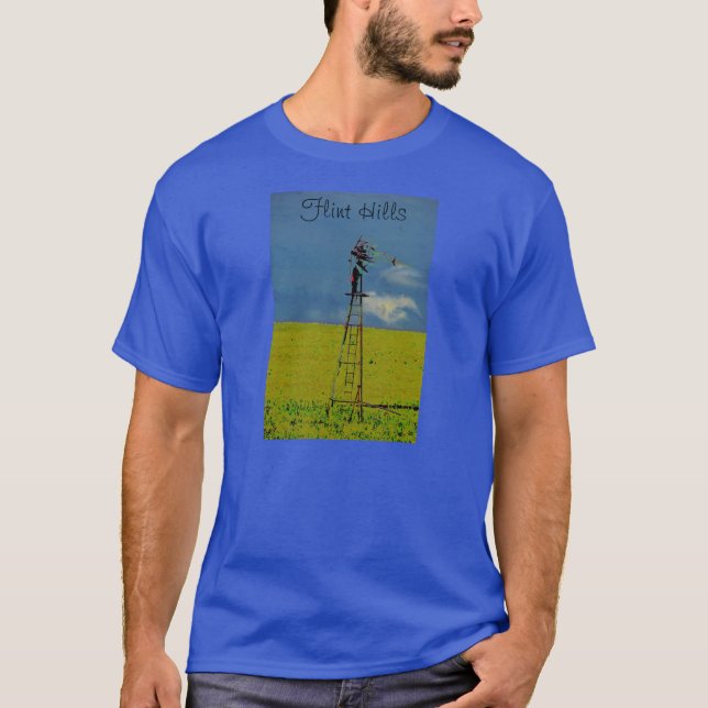 Flint Hills of Kansas tshirt (Front)
