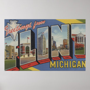 Flint, MichiganLarge Letter ScenesFlint, MI 2 Poster