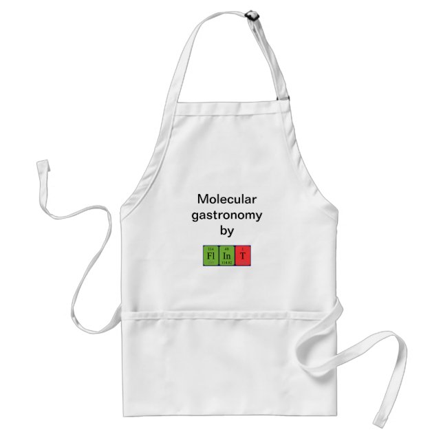 Flint periodic table name apron (Front)