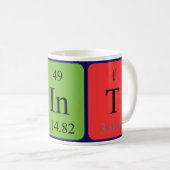Flint periodic table name mug (Front Right)