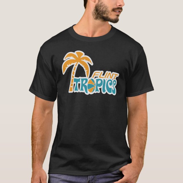 Flint Tropics Retro T-Shirt (Front)