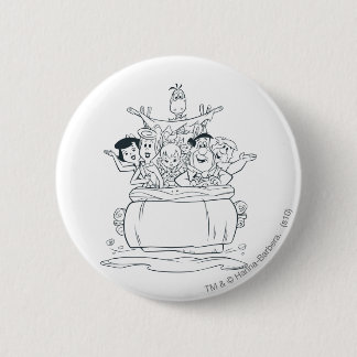 Flintstones Families1 6 Cm Round Badge