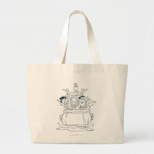 Flintstones Families1 Large Tote Bag