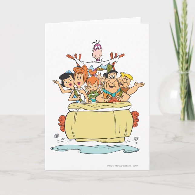 Flintstones Family Roadtrip Card (Front)
