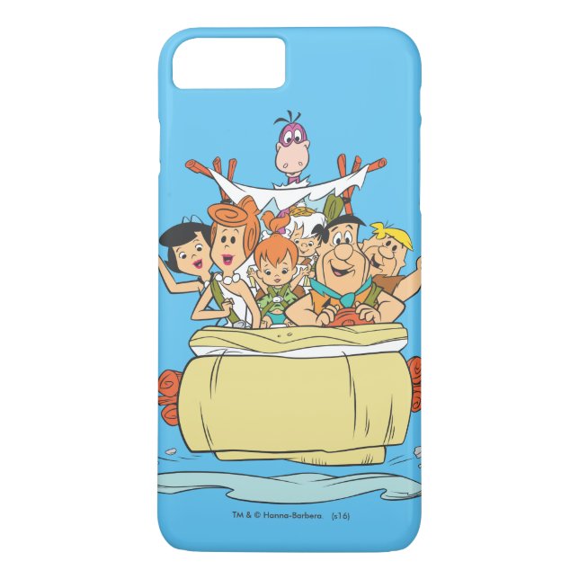 Flintstones Family Roadtrip Case-Mate iPhone Case (Back)