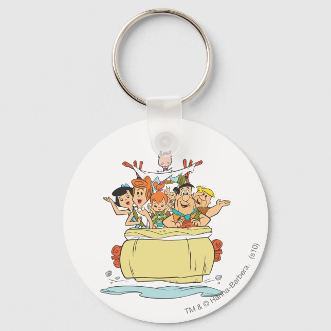 Flintstones Family Roadtrip Key Ring (Front)