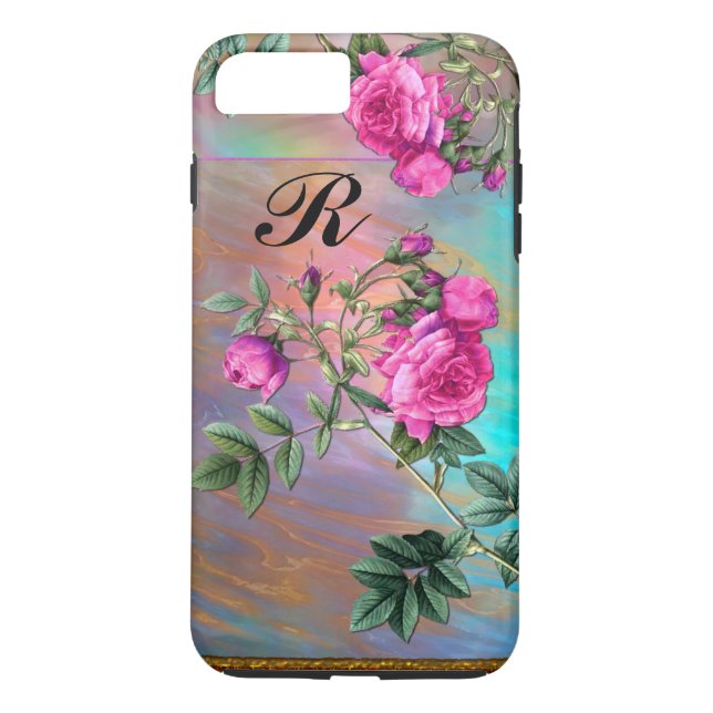 Flintz Rose   Monogram Plus Case-Mate iPhone Case (Back)