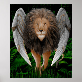 Flion Print (Winged Lion)