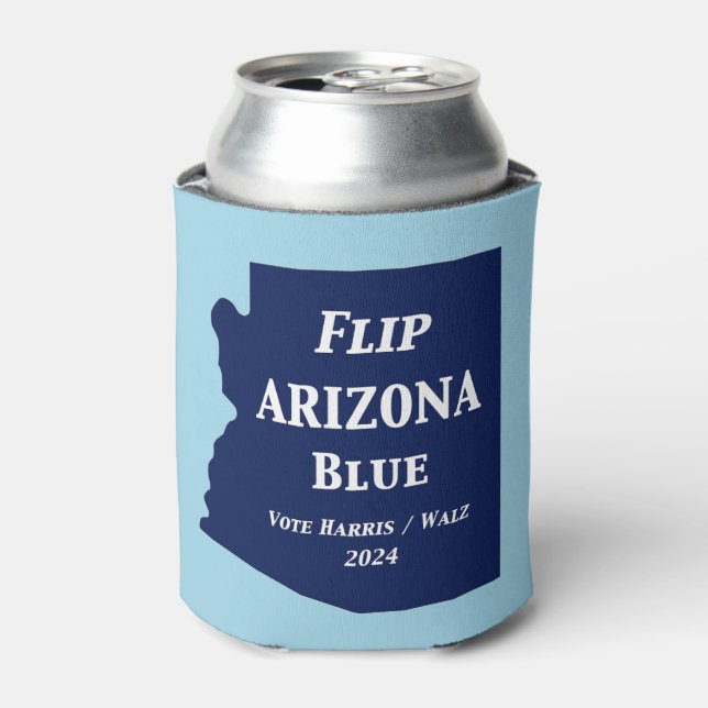 Flip Arizona Blue in 2024 Can Cooler (Can Front)