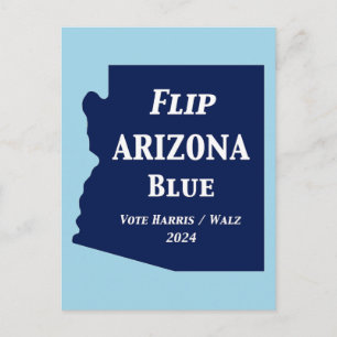 Flip Arizona Blue in 2024 Postcard