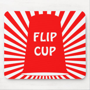 flip cup mouse mat