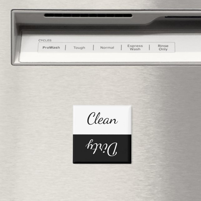 Flip Dishwasher Clean Dirty Indicator Magnet (In Situ (Dishwasher))