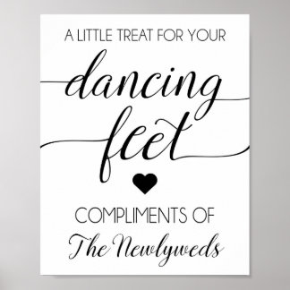 Flip Flip Wedding Favour Sign 