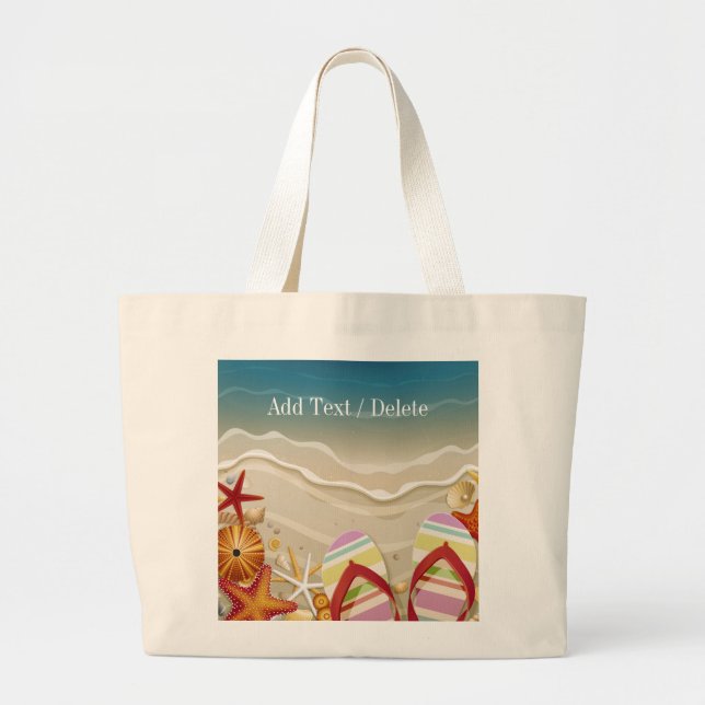Flip Flop Beach Bag 2 - Tote - SRF (Front)