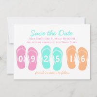 Flip Flop Beach Save the Date
