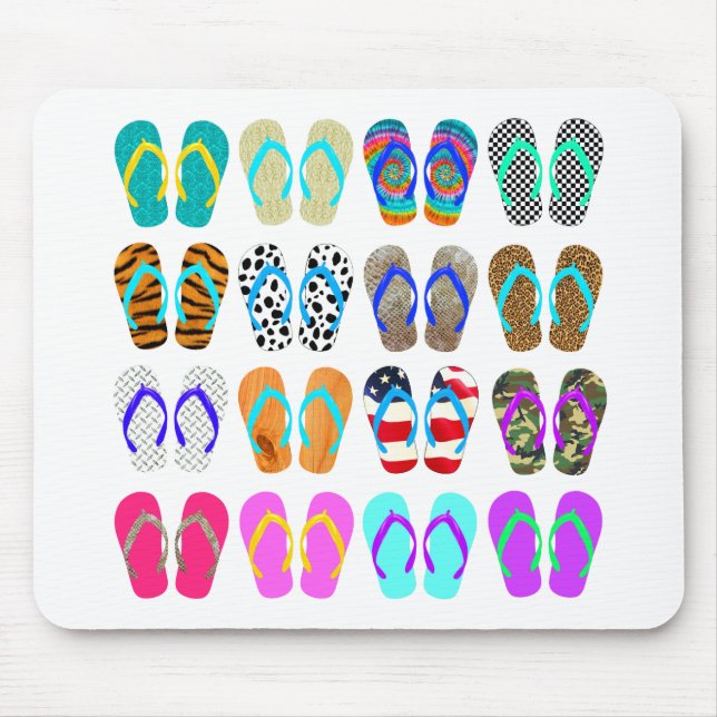 Flip-Flop Chart Mouse Mat (Front)
