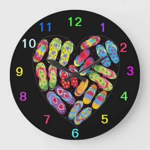 Flip-Flop-clock Large Clock