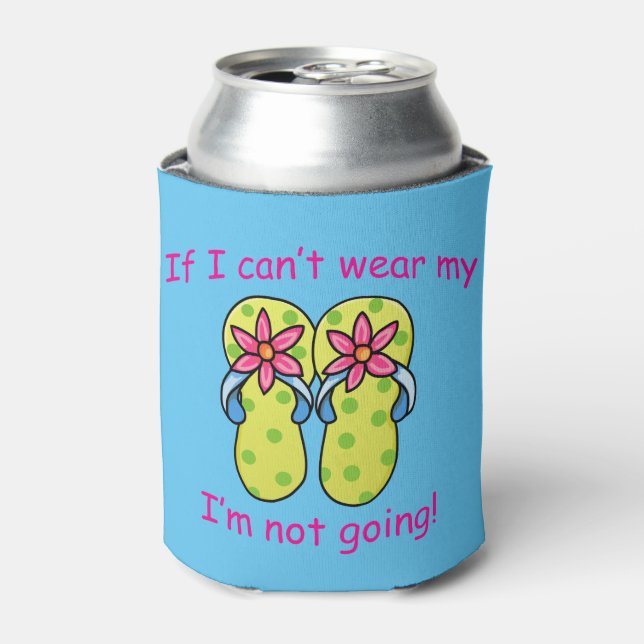 Flip Flop Crisis Can Cooler (Can Front)