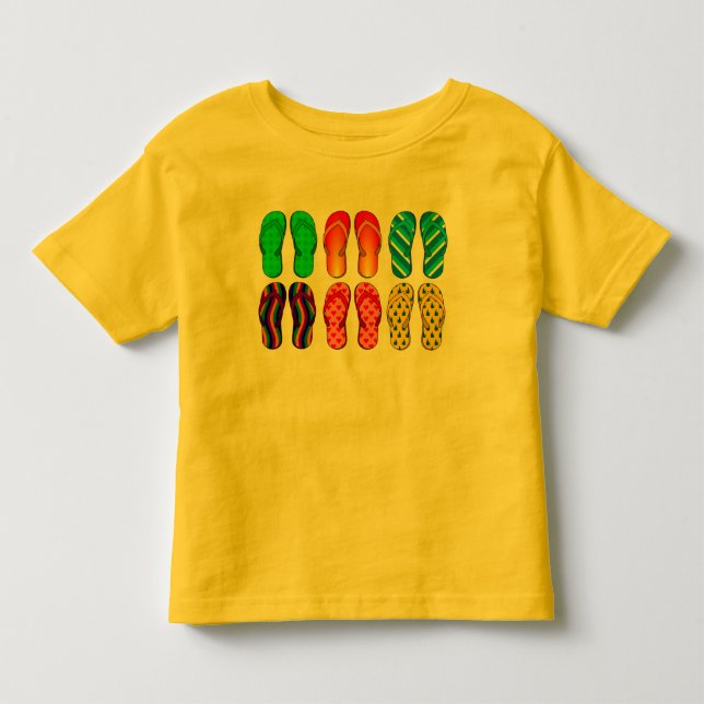 Flip-Flop Fun Toddler T-Shirt (Front)