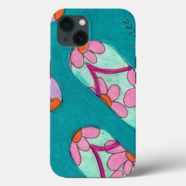 Flip Flop iPhone Case (Back)