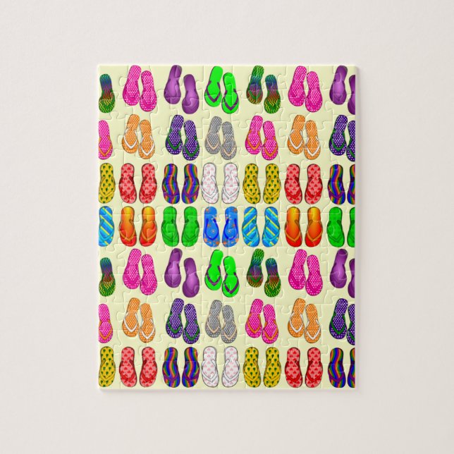 Flip Flop Parade Jigsaw Puzzle (Vertical)