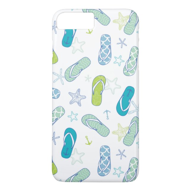 Flip Flop Pattern Case-Mate iPhone Case (Back)