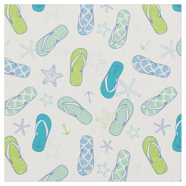 Flip Flop Pattern Fabric (Close Up)