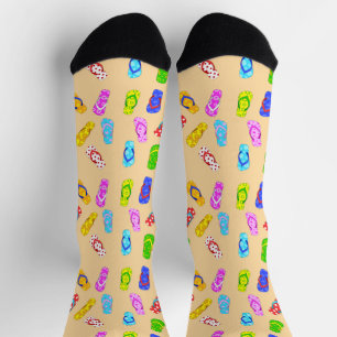 Flip Flop Pattern Socks