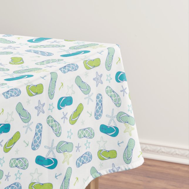 Flip Flop Pattern Tablecloth (In Situ)