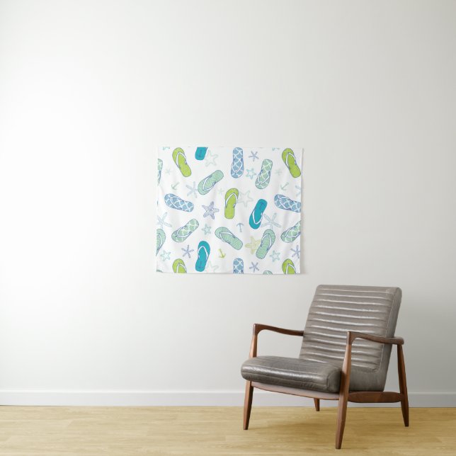 Flip Flop Pattern Tapestry (In Situ (Horizontal))