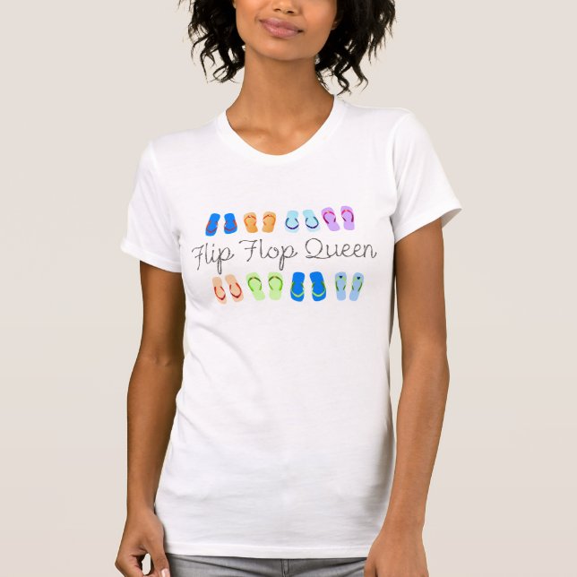 Flip Flop Queen T-Shirt (Front)