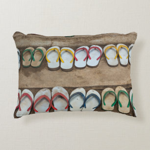 Flip Flop Sandles Decorative Cushion