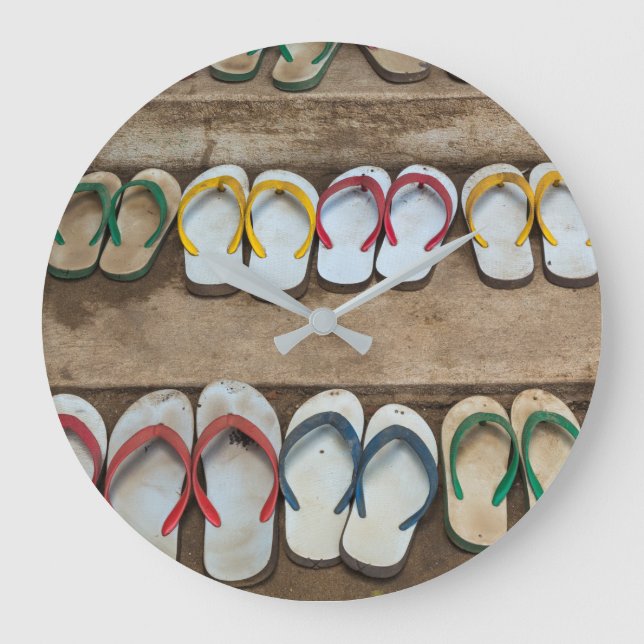Flip Flop Sandles Large Clock (Front)