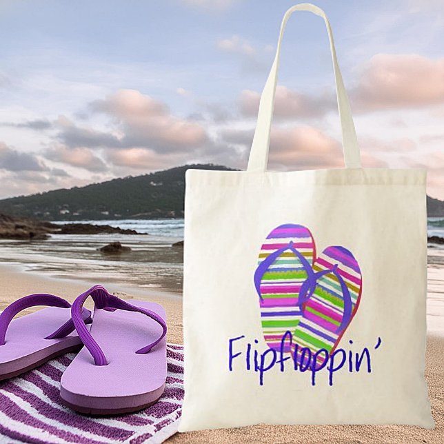 Flip floppin' tote bag (Creator Uploaded)