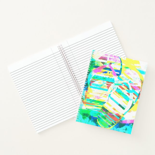 Flip flops abstract notebook (Inside)