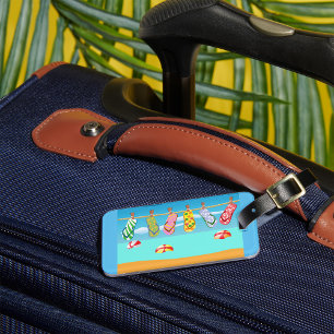 Flip Flops At The Beach Luggage Tag