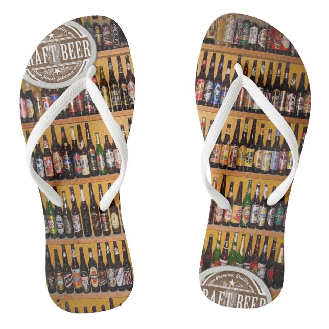 Flip Flops Beer Beach Fun  (Footbed)
