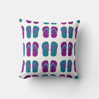 Flip Flops: Bright White Vintage. Cushion