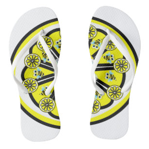 Flip Flops Bumblebee Lemon