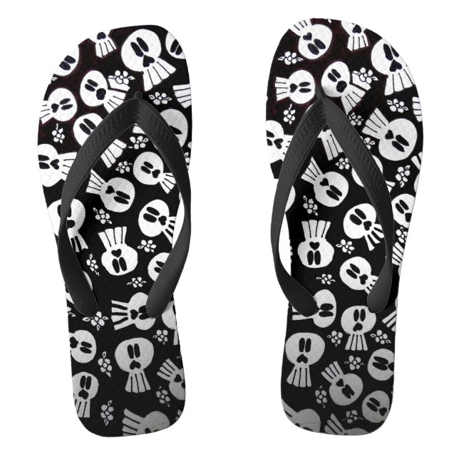 flip flops -caleras -skulls (Footbed)