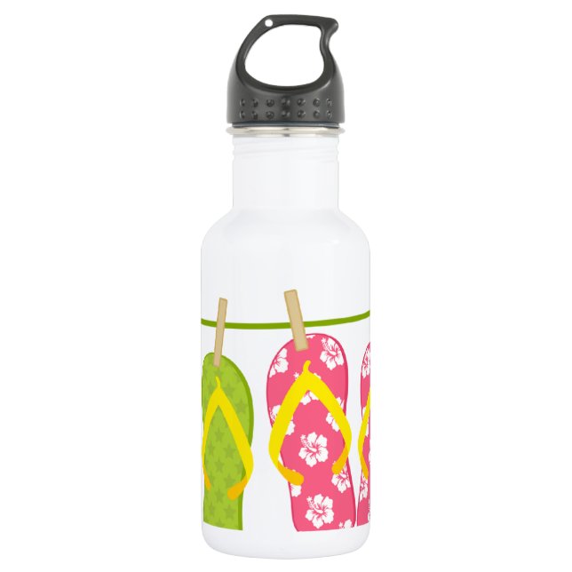 Flip-Flops ClothesLine 532 Ml Water Bottle (Front)