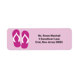 Flip Flops & Customize Your Text