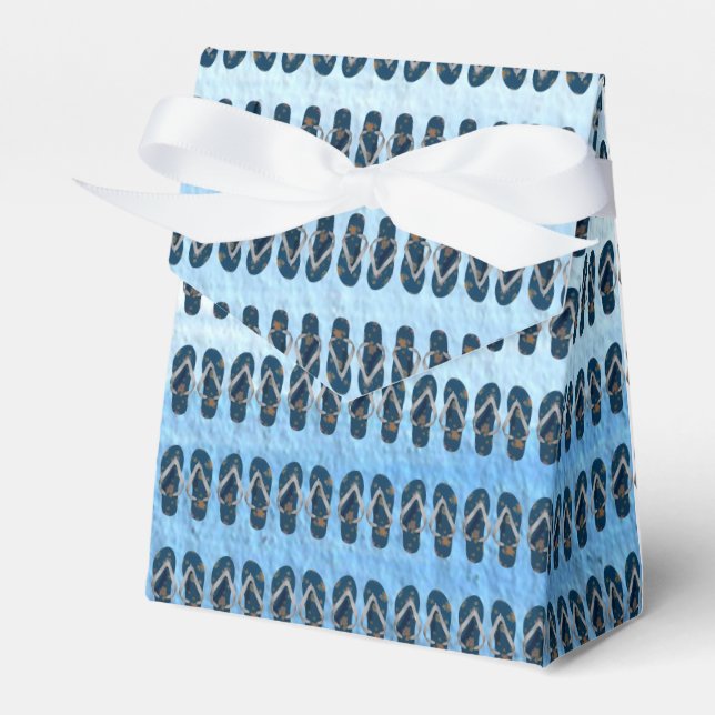 Flip Flops Favour Box (Front Side)