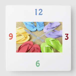 ***FLIP FLOPS GALORE*** CLOCK