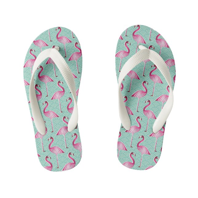 Flip Flops, Kids/Flamingos Kid's Flip Flops (Footbed)