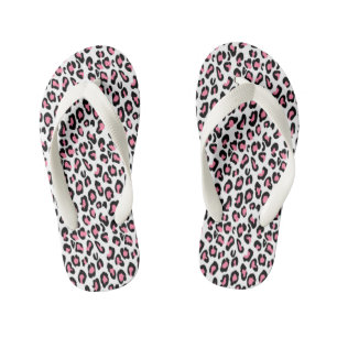 Flip Flops, Kids/Leopard Print Kid's Flip Flops