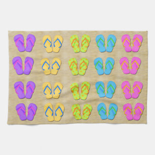 Flip Flops Kitchen Towel