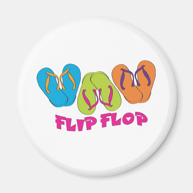 Flip Flops Magnet (Front)