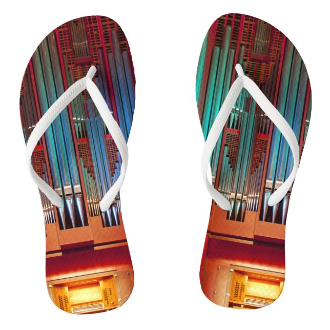 Flip-flops of pipe organ flip flops (Footbed)